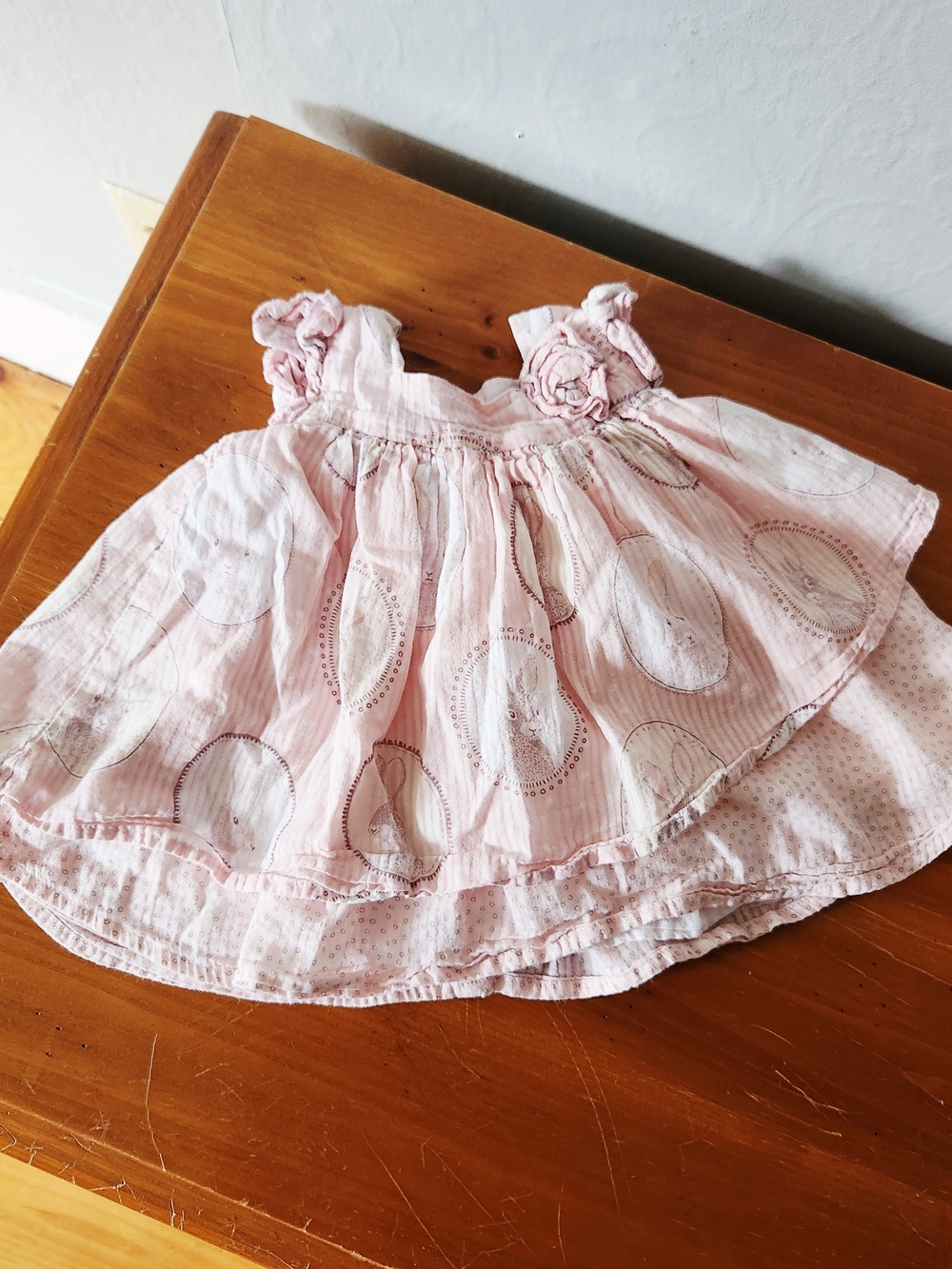 Pastourelle by Pippa & Julie 0-3 Month Bunny Rabbit Dress